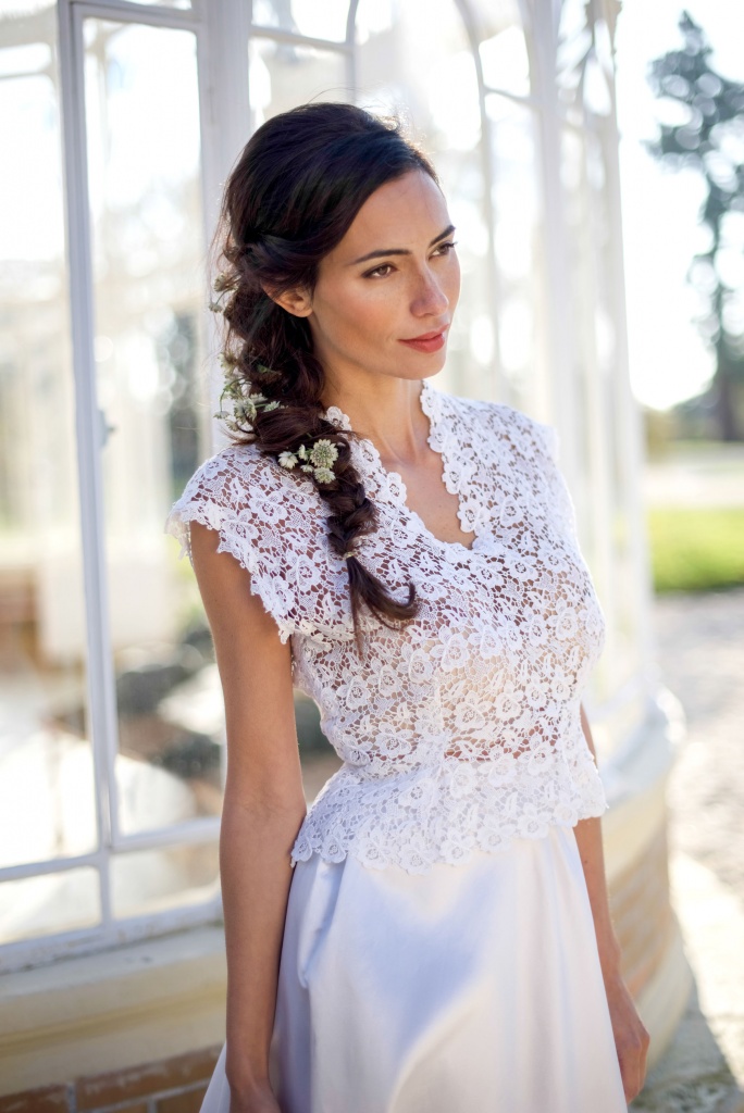 Coiffure tresse mariée