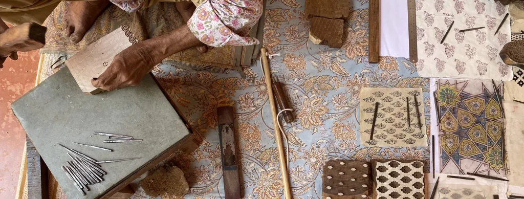 Bloc print, l'impression textile indienne