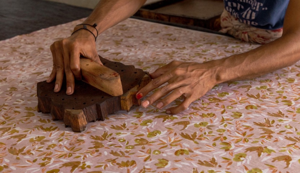 technique du Bloc Print