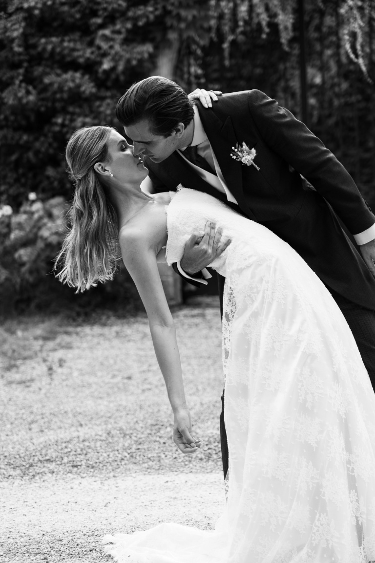 Photo de couple des mariés